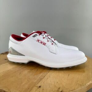 Nike Air Jordan ADG 5 Men's Size 11 Golf Shoes White Fire Red Silver Spikeless